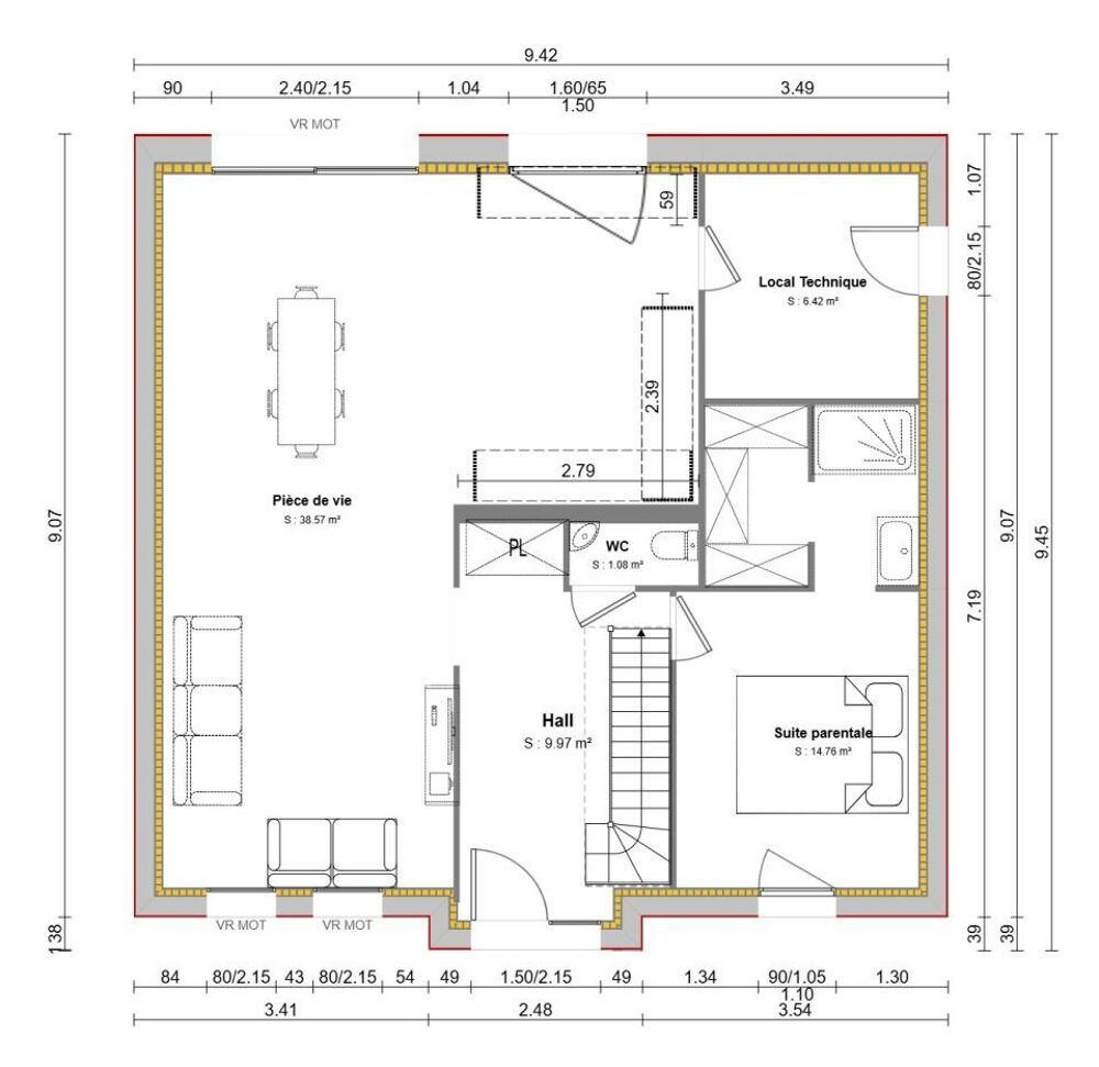 MAISON À CONSTRUIRE DE 100 M² PROCHE DE MAUBEUGE AVEC 5 ....