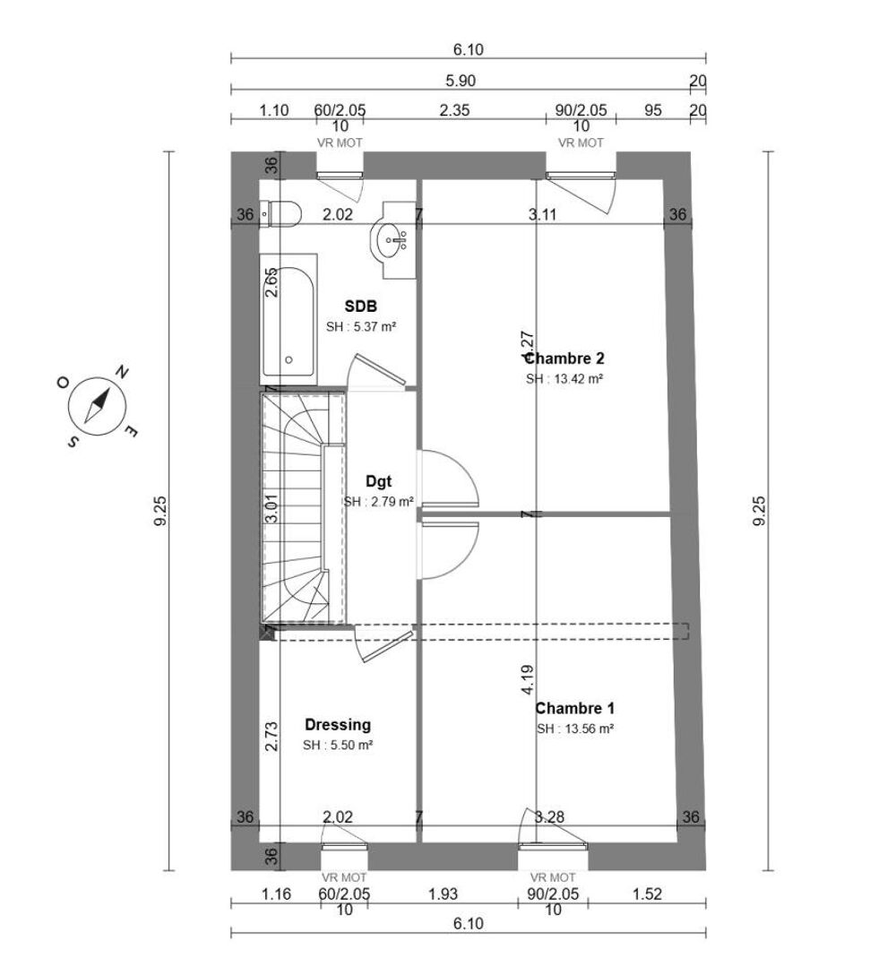 vente Maison - 4 pièce(s) - 107 m² La Norville (91290)