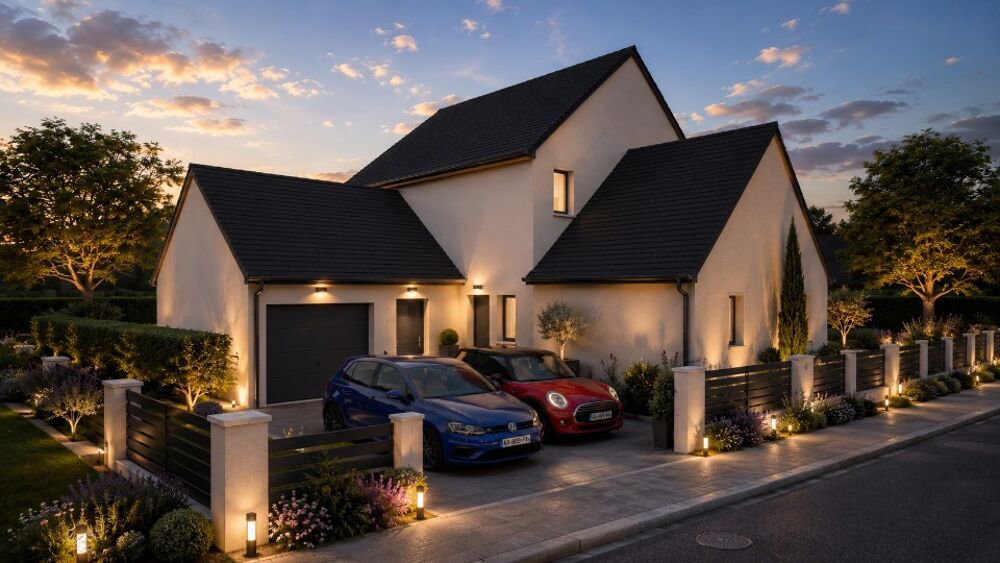 Belle maison à construire de 127 m², avec une grande piè....
