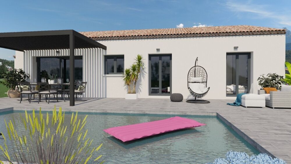D'architecture contemporaine, cette maison de 120m² est ....