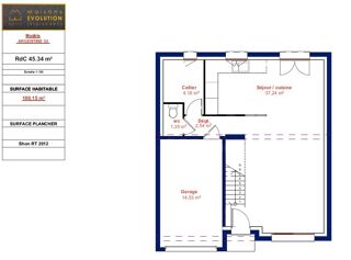  Maison 4 pi�ces 100 m� Mont�vrain