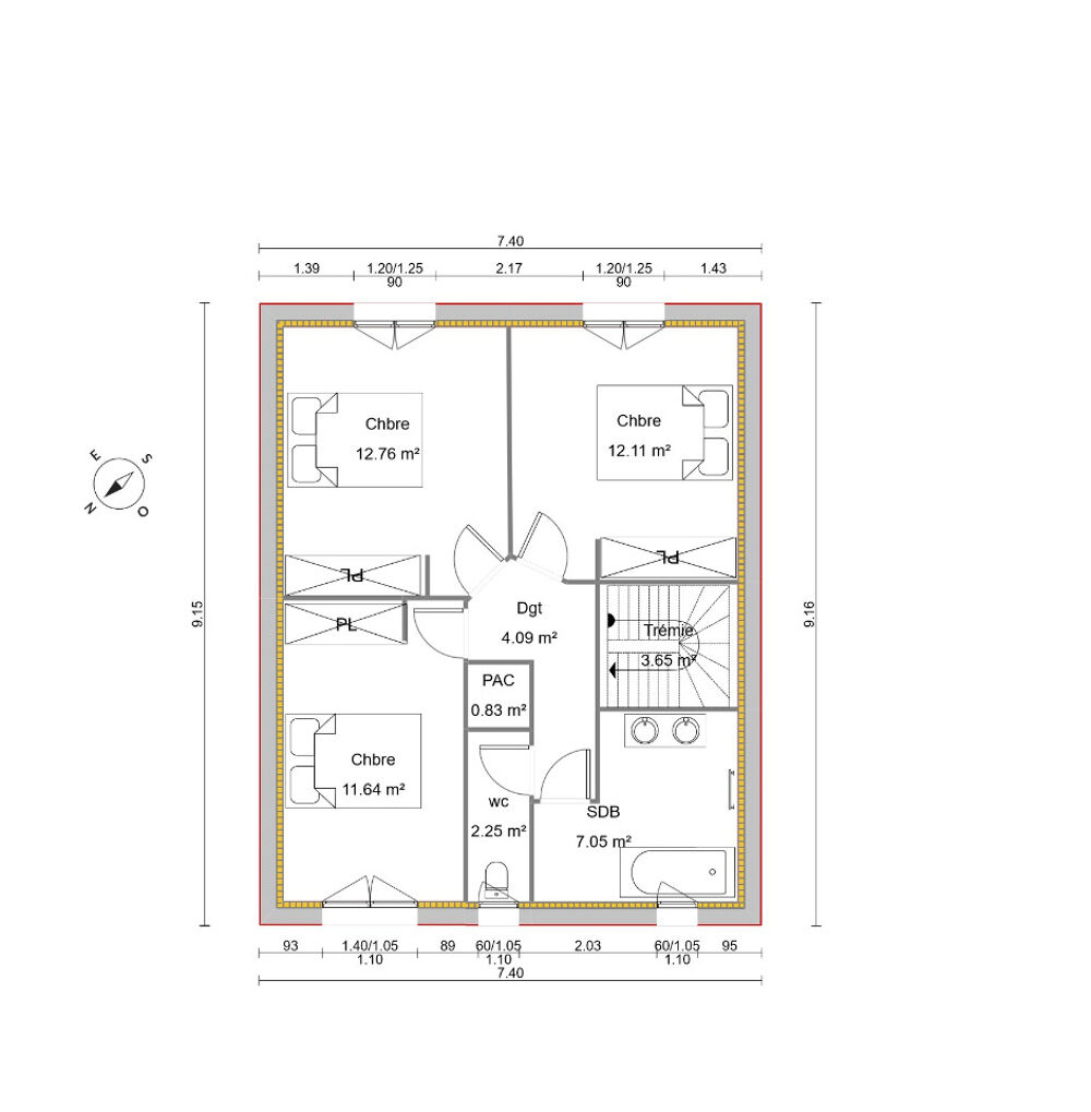 VENTE d'une maison de 5 pièces (102 m²) à Fonsorbes ....