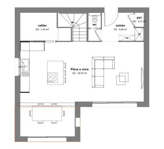  Maison à vendre 4 pièces 90 m²
