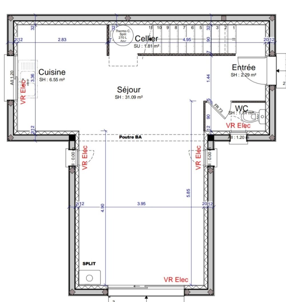 vente Maison - 5 pièce(s) - 92 m² Le Puy-Sainte-Réparade (13610)