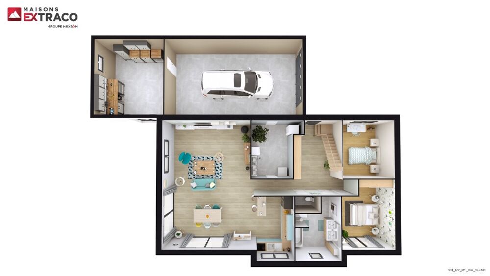 vente Maison - 6 pièce(s) - 177 m² Bouquelon (27500)