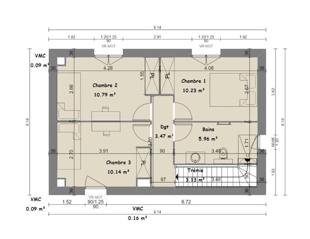 vente Maison - 4 pièce(s) - 82 m² Fréjus (83600)