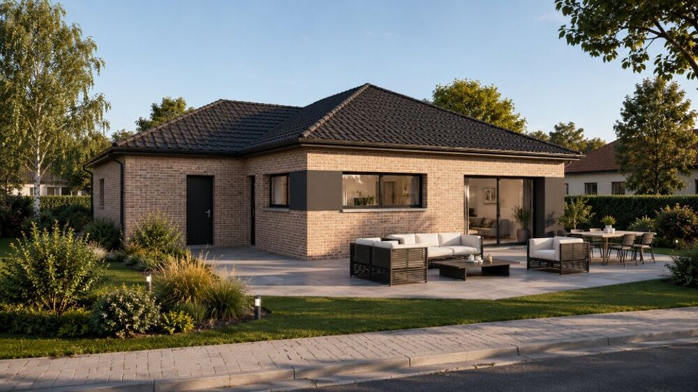 MAISON NEUVE DE PLAIN-PIED DE 105 M² AVEC 4 CHAMBRES SUR....