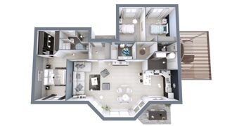  Maison 5 pièces 107 m² Tocane-saint-apre