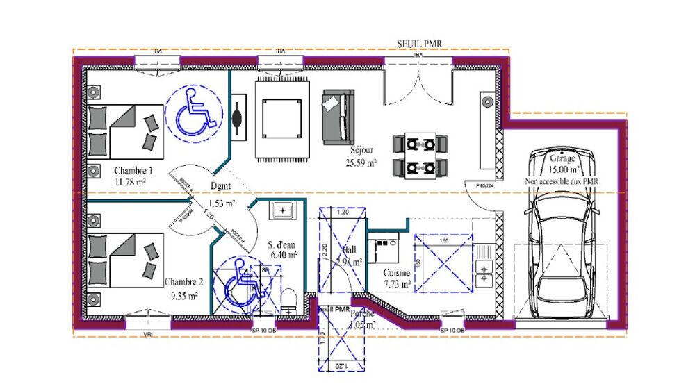 MAISON À CONSTRUIRE DE 65 M² PROCHE DE MARMANDE <BR/....