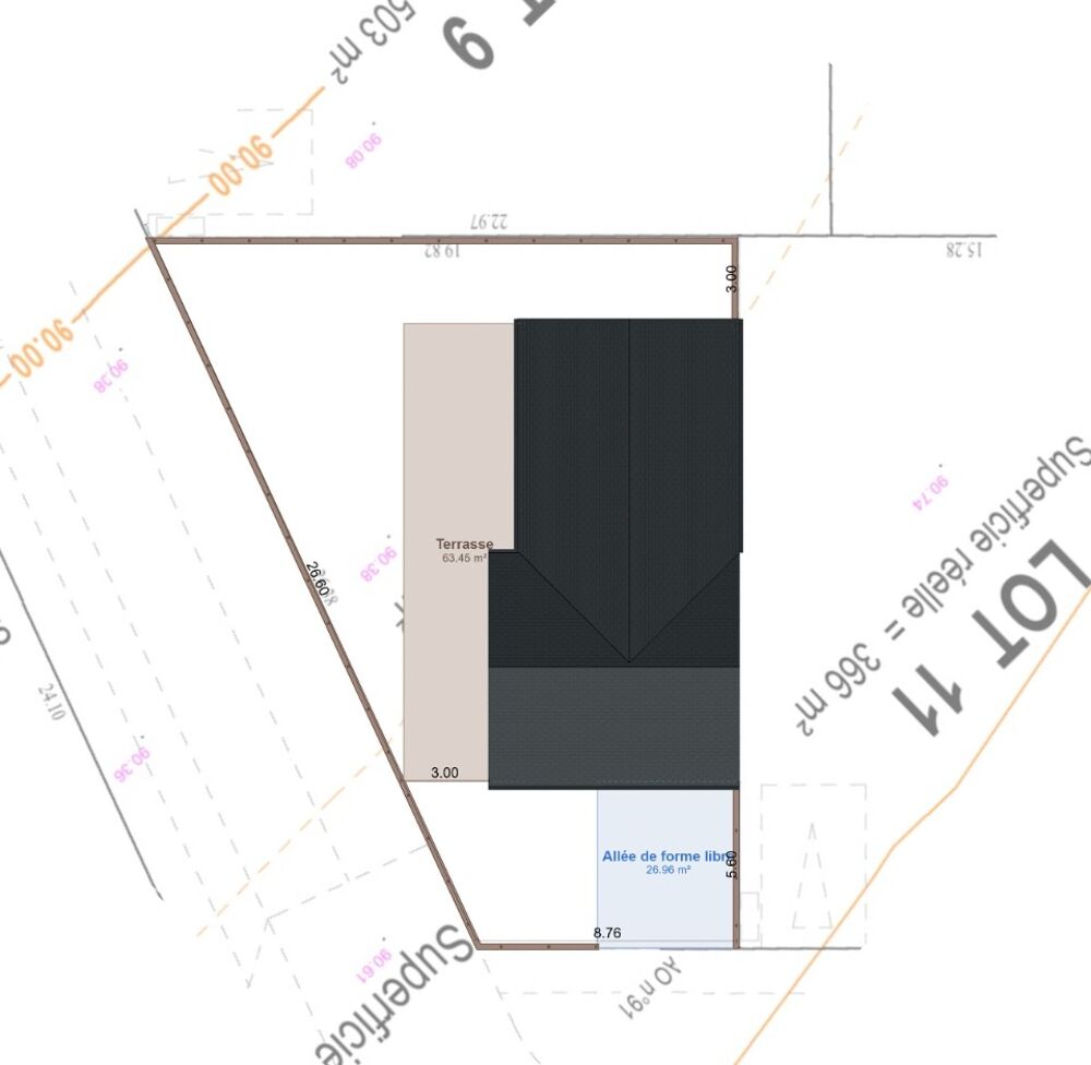 vente Maison - 6 pièce(s) - 103 m² Mettray (37390)