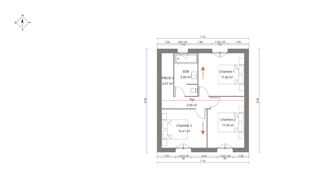  Maison � vendre 4 pi�ces 85 m�