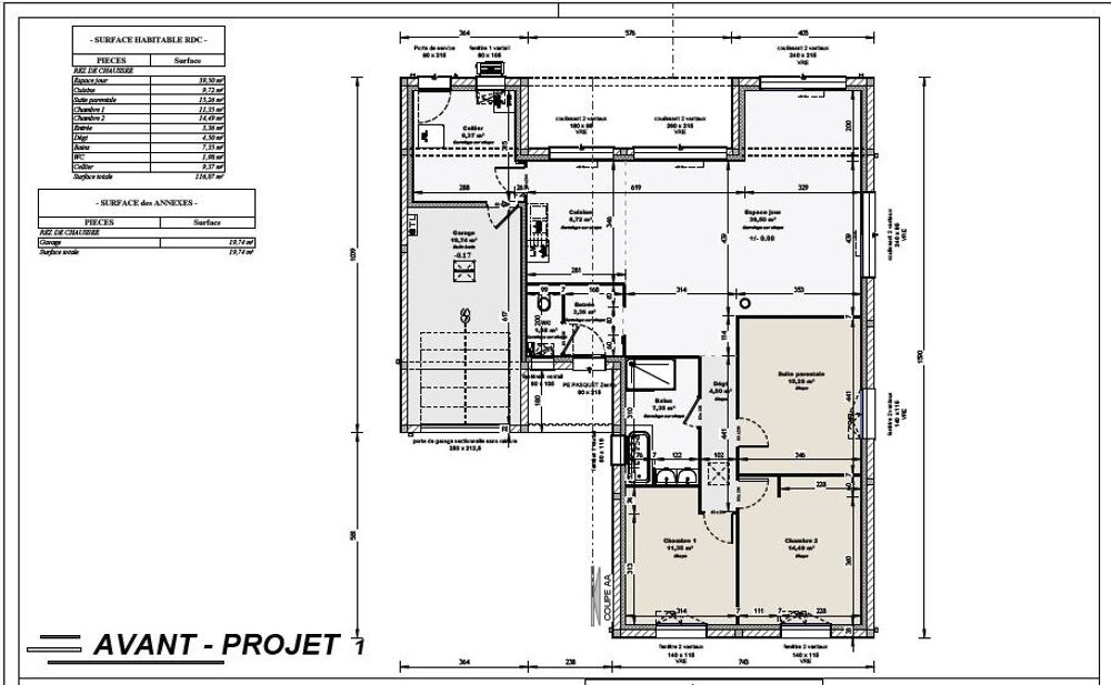 vente Maison - 5 pièce(s) - 116 m² Changé (53810)