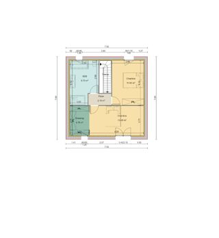  Maison 4 pièces 99 m² Noyant-de-touraine