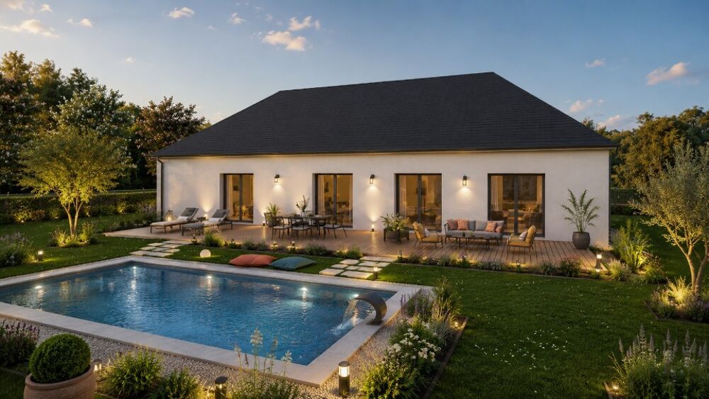 Cette belle maison à construire de 150m² offre une grand....