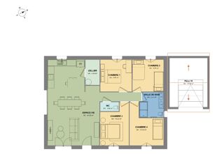  Maison � vendre 5 pi�ces 93 m�