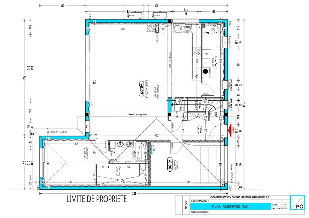 vente Maison - 4 pièce(s) - 134 m² Mérignac (33700)