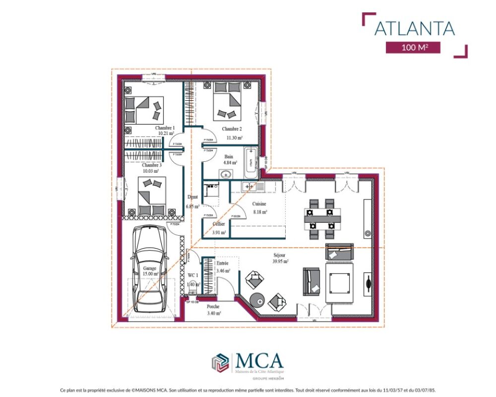 vente Maison - 5 pièce(s) - 125 m² Bouteville (16120)