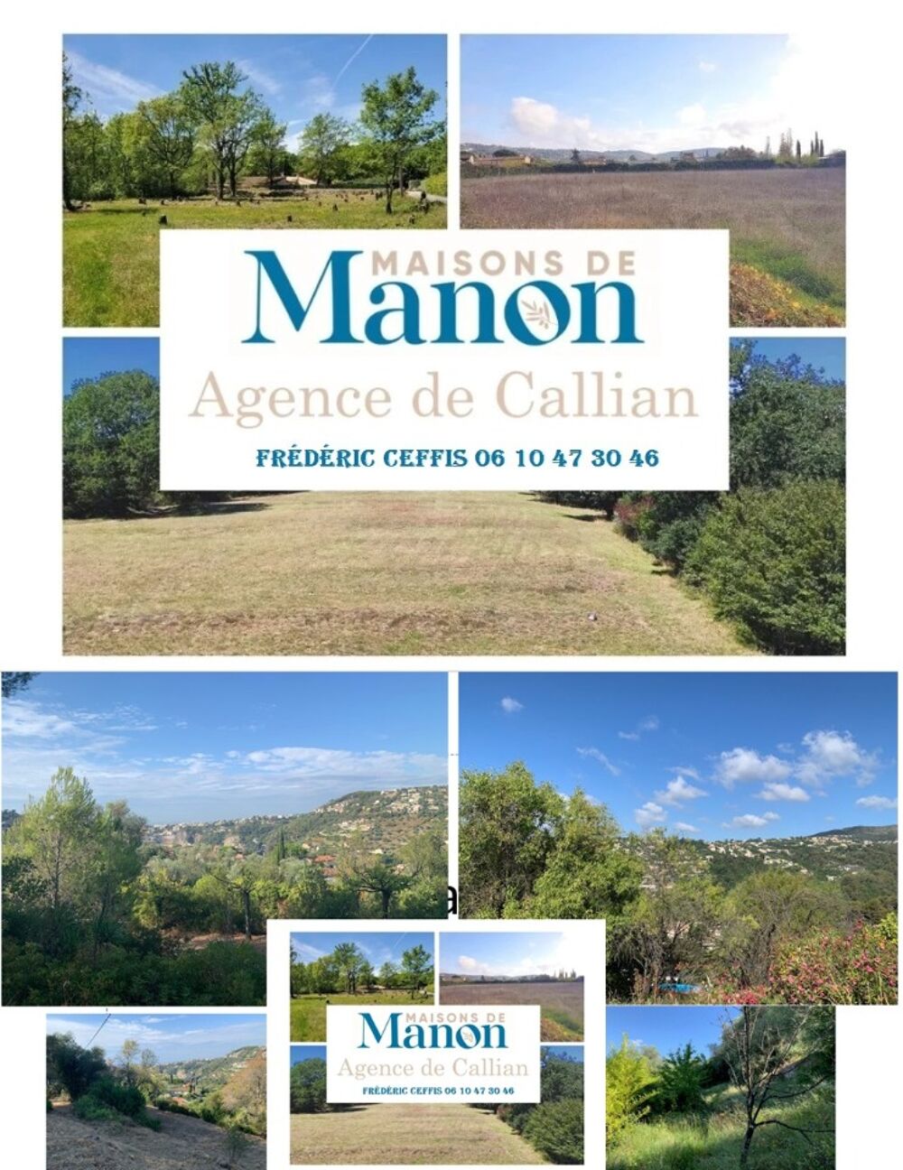 vente Terrain - 1500 m² Tourrettes (83440)