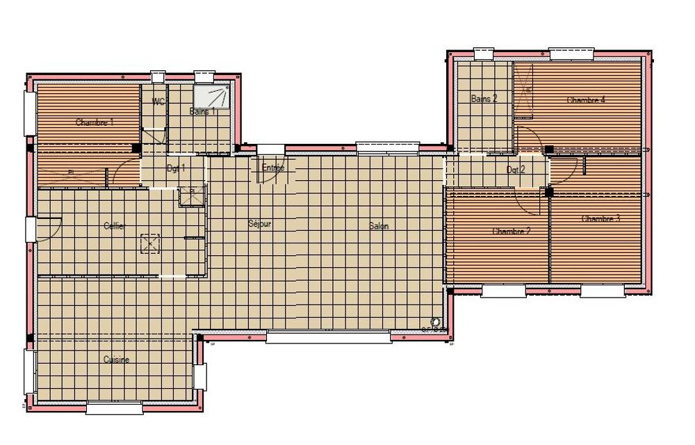 MAISON À CONSTRUIRE DE 139 M² PROCHE CENTRE-VILLE À SPAY....