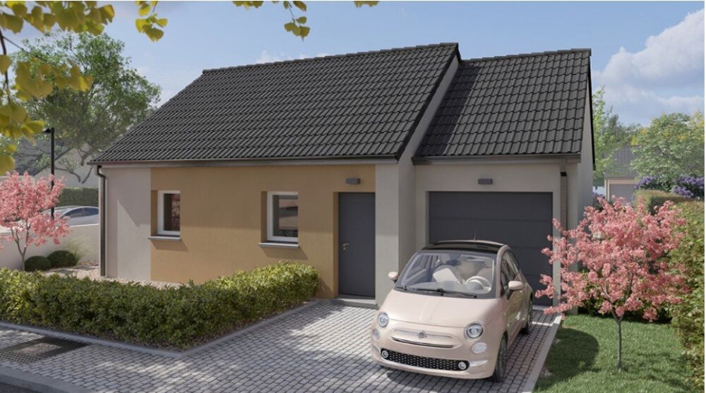 Criquebeuf-sur-Seine : maison F4 (50 m²) à construire.<B....