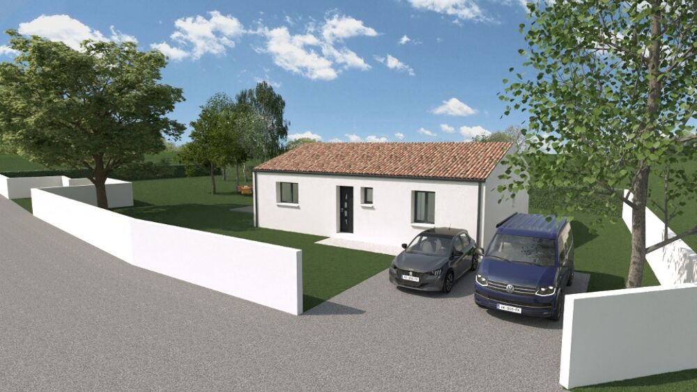 Maison neuve de 85 m² à construire à Saint-Christophe - ....