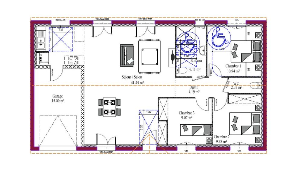 MAISON À CONSTRUIRE 90 M² À DURAS, 3 PIÈCES, PROCHE DE B....