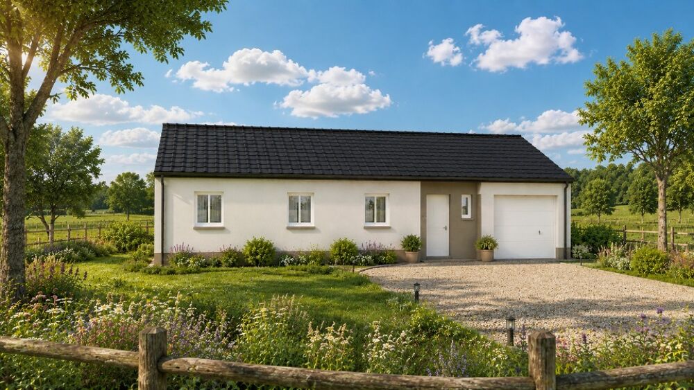 Maison neuve de plain-pied de 85 m² à Proville ....