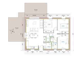  Maison 4 pi�ces 70 m� Falaise