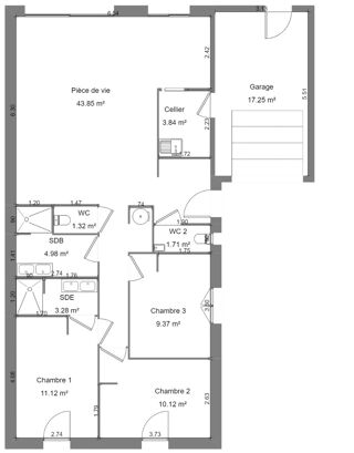  Maison  vendre 4 pices 90 m