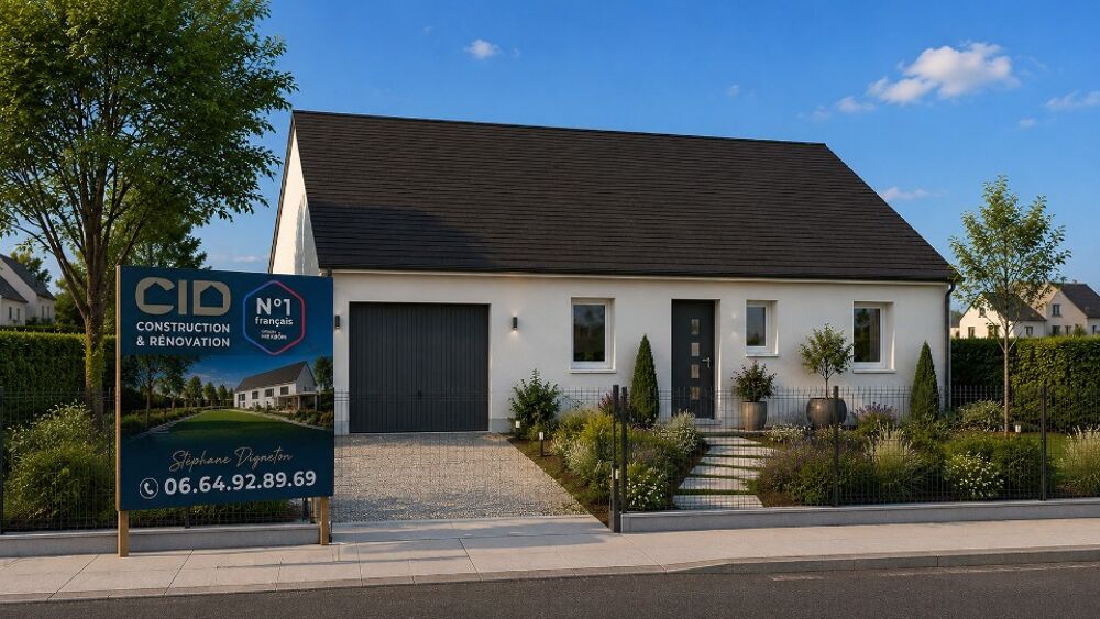 Belle maison à construire de 70 m² habitables avec garag....