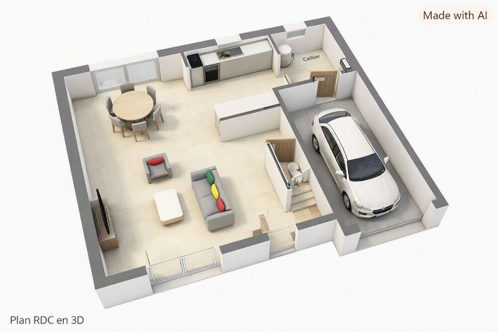 vente Maison - 6 pièce(s) - 109 m² Vaudoy-en-Brie (77141)