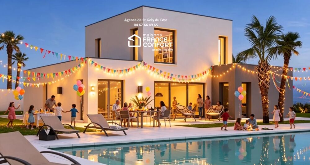 vente Maison - 5 pièce(s) - 140 m² Saussines (34160)