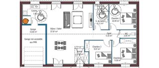  Maison à vendre 3 pièces 90 m²