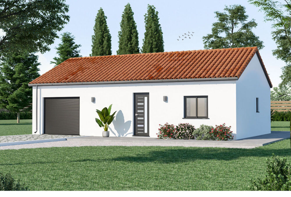 MAISON NEUVE À CONSTRUIRE DE 59 M² À CHATÉLAUDREN - 3 PI....