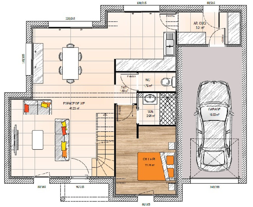 MAISON À CONSTRUIRE 110 M² À SAINTE-GEMMES-SUR-LOIRE, PR....
