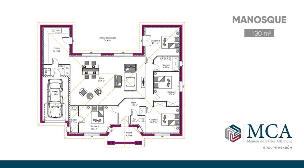 MAISON À CONSTRUIRE DE 94 M² À ROYAN, 5 PIÈCES. <BR/....