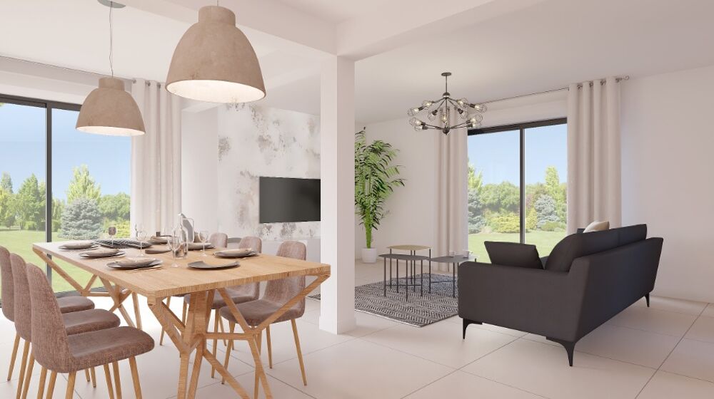 PROJET PRÊT À DÉCORER : terrain 534 m² + maison ossature....