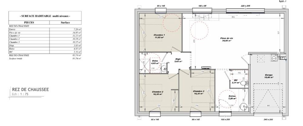 MAISON À CONSTRUIRE DE 83 M² AVEC 4 PIÈCES, IDÉALEMENT S....