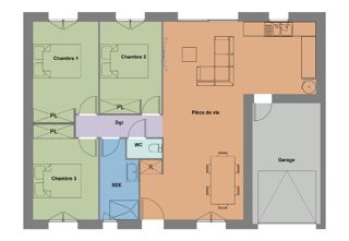  Maison 4 pi�ces 85 m� Questembert