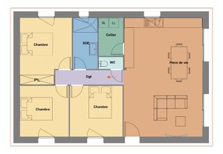  Maison � vendre 4 pi�ces 80 m�