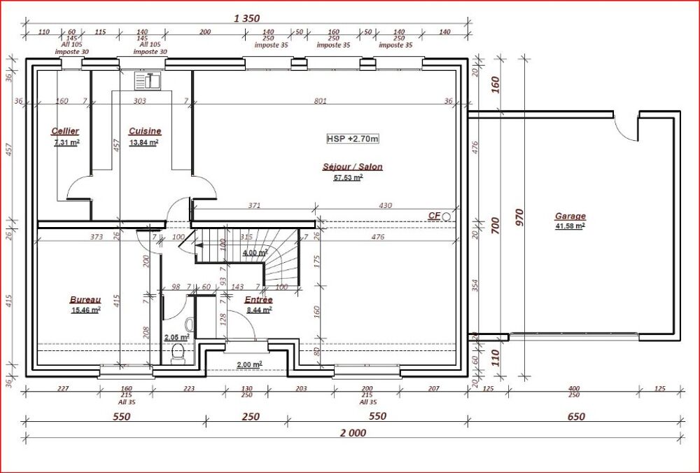 vente Maison - 7 pièce(s) - 185 m² La Celle-Saint-Cloud (78170)