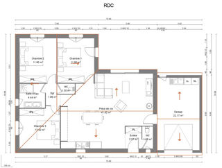  Maison  vendre 4 pices 90 m