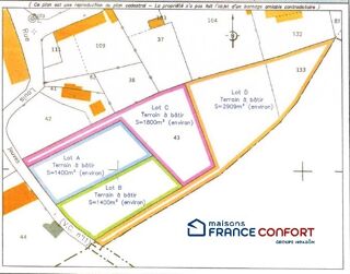  Terrain � vendre 1400 m�