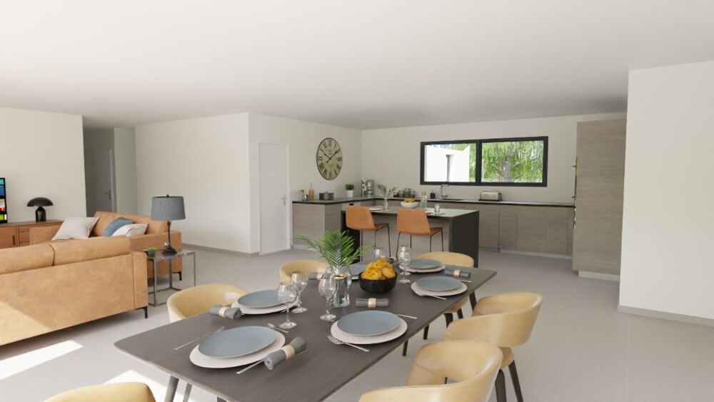 Voici une maison à construire de plus de 180m², avec une....