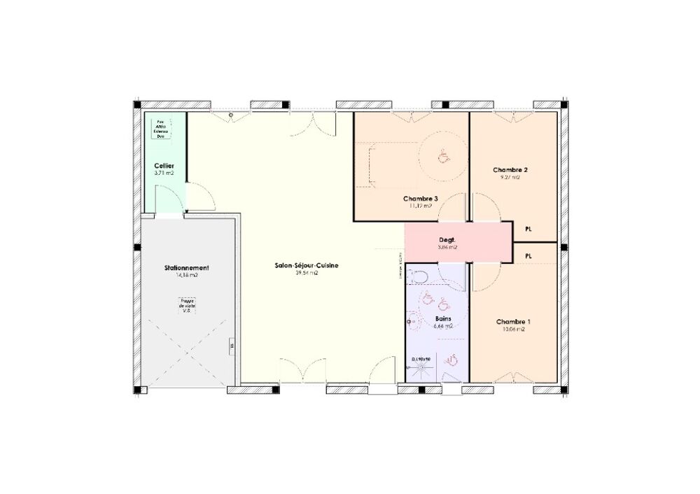 vente Maison - 4 pi�ce(s) - 84 m� L'�le-Bouchard (37220)