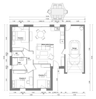  Maison 4 pièces 72 m² Château-d'olonne