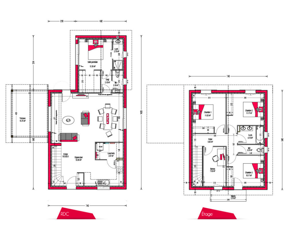 vente Maison - 5 pièce(s) - 130 m² Gradignan (33170)