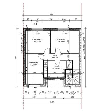  Maison 5 pi�ces 104 m� Sainte-marie-aux-ch�nes