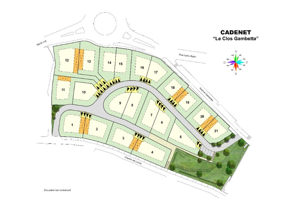 vente Terrain - 427 m² Cadenet (84160)