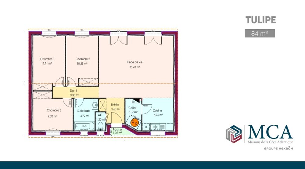 vente Maison - 4 pièce(s) - 84 m² Mazères (33210)